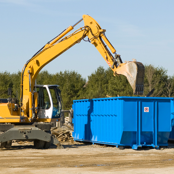 how many times can i have a residential dumpster rental emptied in Catonsville MD